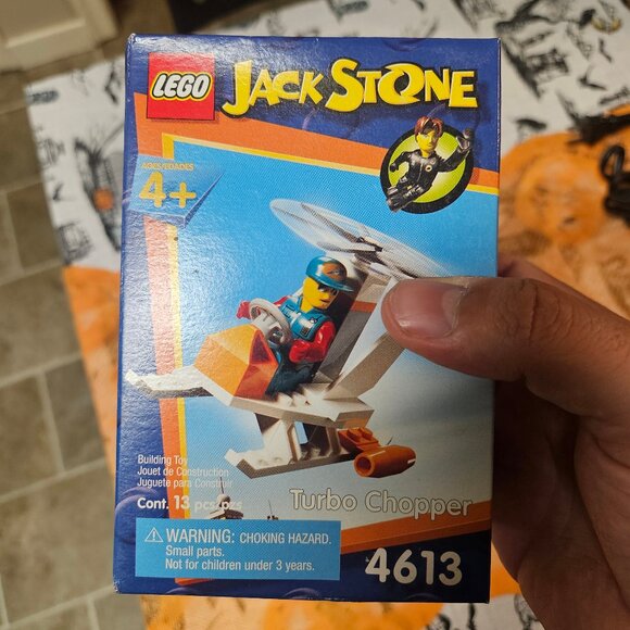 LEGO Jack Stone Super Glider 4612 Turbo Chopper 4613 Vehicle Sets Crewman - Picture 10 of 12